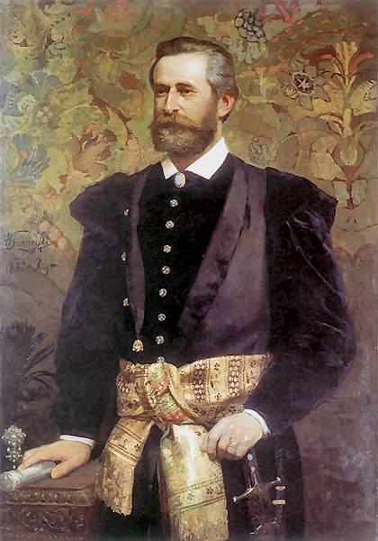 Henryk Siemiradzki Portrait of Ludwik Wodzicki. Germany oil painting art